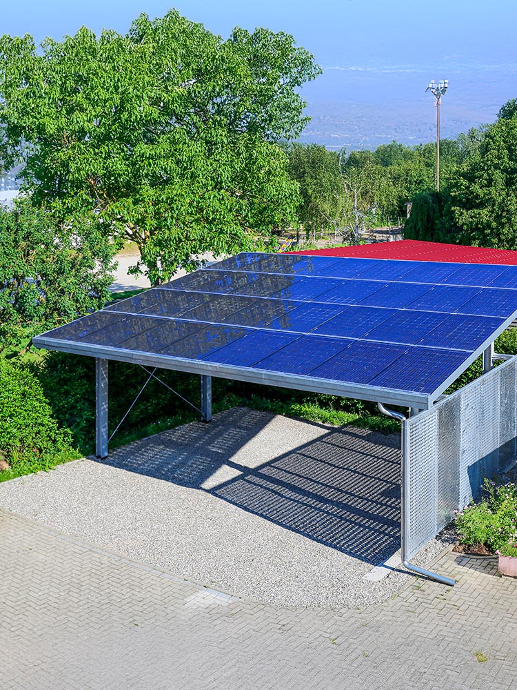 Photovoltaic carports - SolarMount